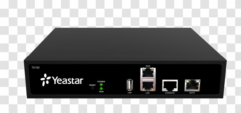 VoIP Gateway Business Telephone System Primary Rate Interface Yeastar NeoGate TE100 E-carrier - Tcarrier - Ethernet Hub Transparent PNG