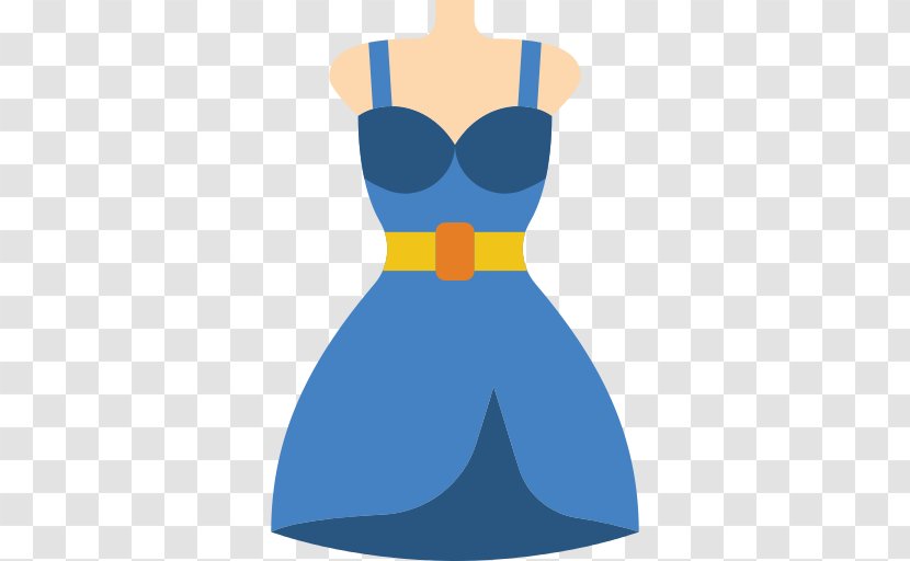 Clip Art - Blue - Summer Fashion Dresses Transparent PNG