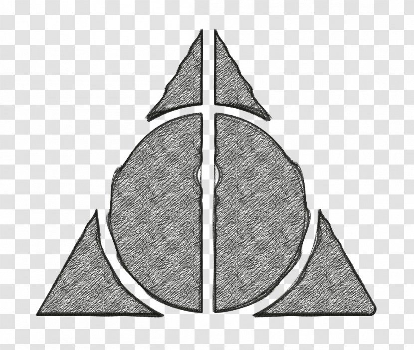Deathly Icon Hallows Harry - Sailboat Boat Transparent PNG