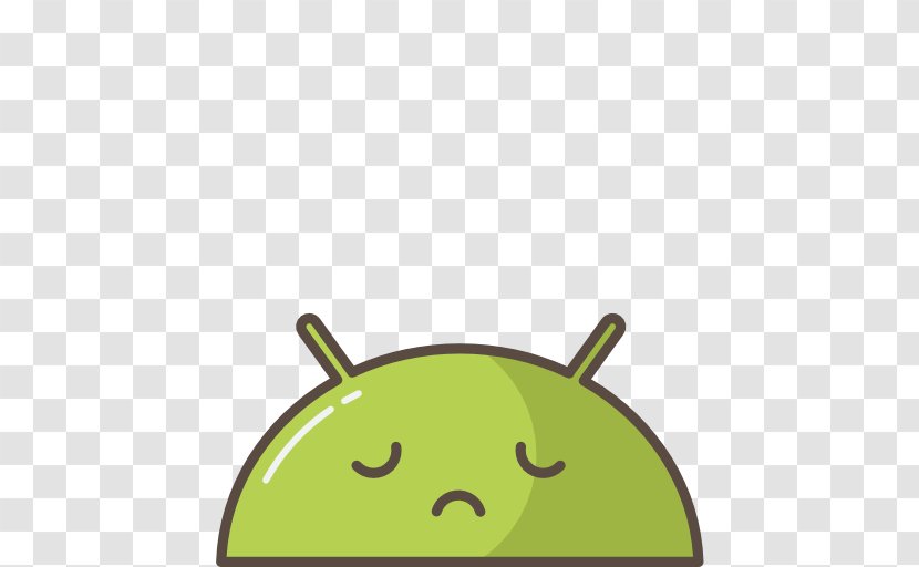 Android Emoji IPhone Smiley - Green - Sad Transparent PNG