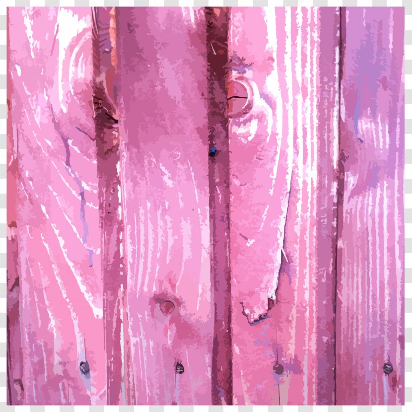 Wood Wall - Paint - Pink Background Vector Transparent PNG