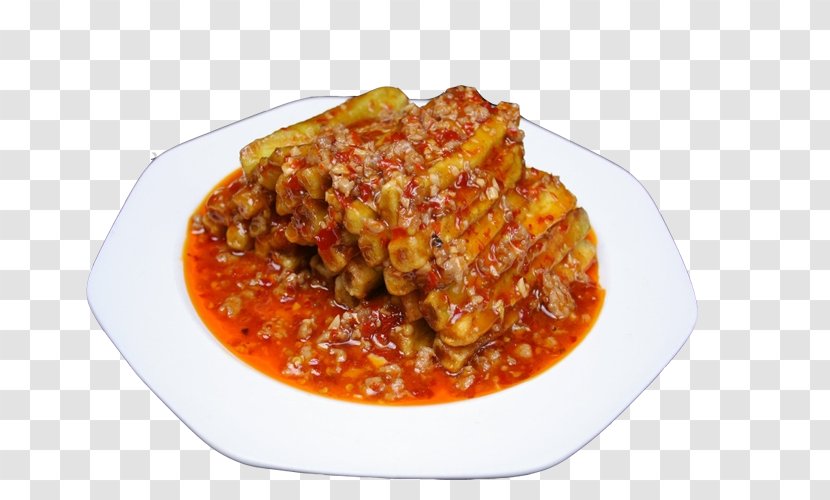 Minced Pork Rice Chili Con Carne Eggplant Ground Meat - Vegetarian Food - Long With Transparent PNG
