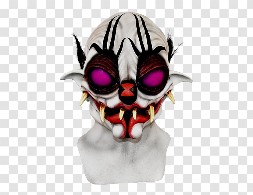 Production Prototype Schizo-Head Antique Skull Halloween Mask Rob Zombie's 31 - Flower - Schizo Head MaskClown History Transparent PNG