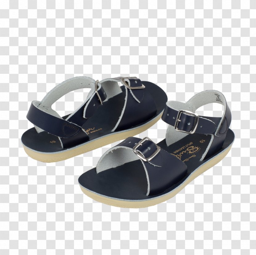 Saltwater Sandals Child Buckle Navy Blue - Slide Sandal Transparent PNG