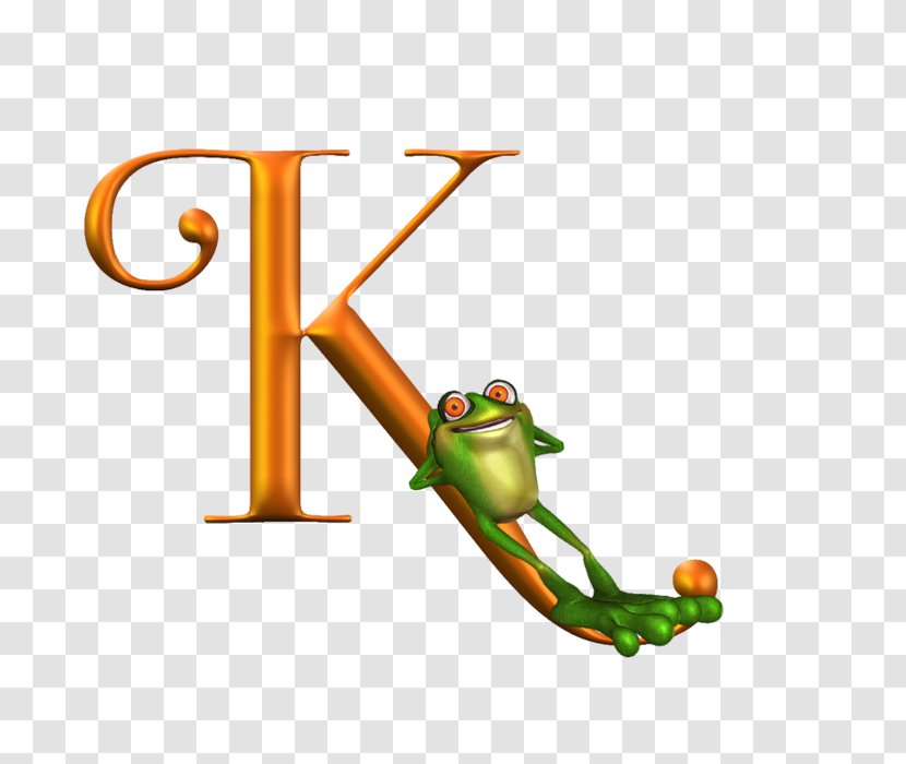 Letter Alphabet Frog Image Decoupage Transparent PNG