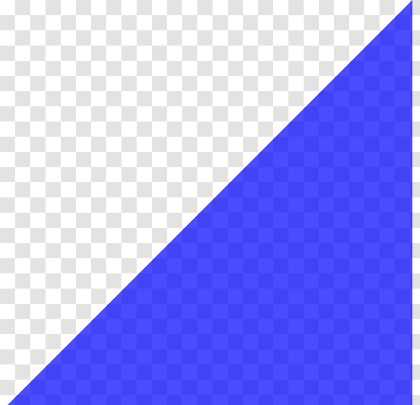 Electric Blue Azure Cobalt Violet - Text - Triangle Transparent Transparent PNG