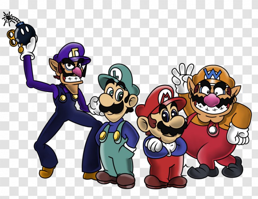 Super Mario Bros. & Wario Luigi - Series - Bros Transparent PNG