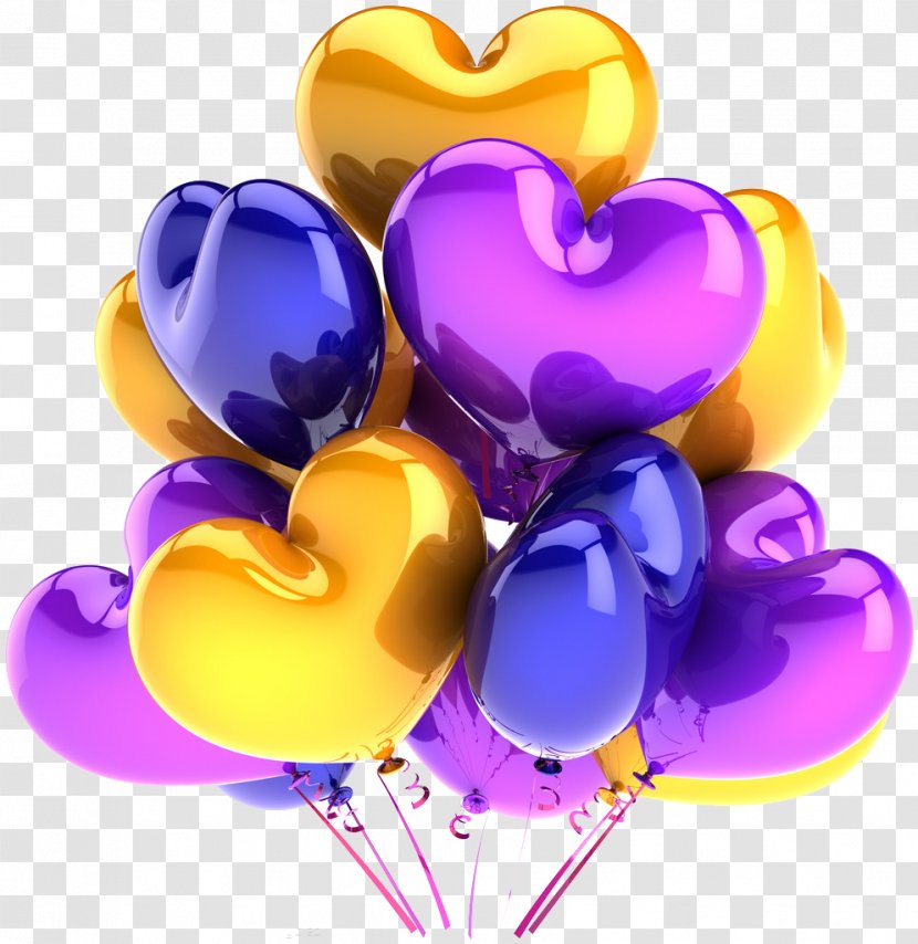 Birthday Heart Photography Toy Balloon - Shape - Heart-shaped Balloons Transparent PNG