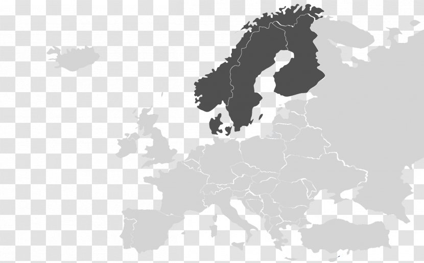World Map Union Between Sweden And Norway - Digital Mapping Transparent PNG
