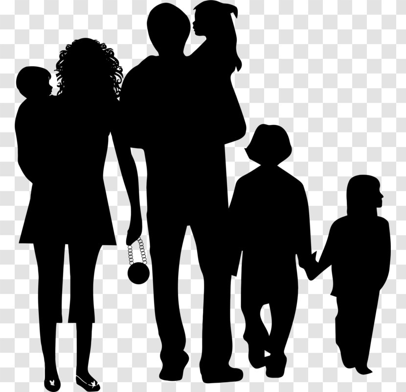 Family Silhouette Father Clip Art - Human Transparent PNG