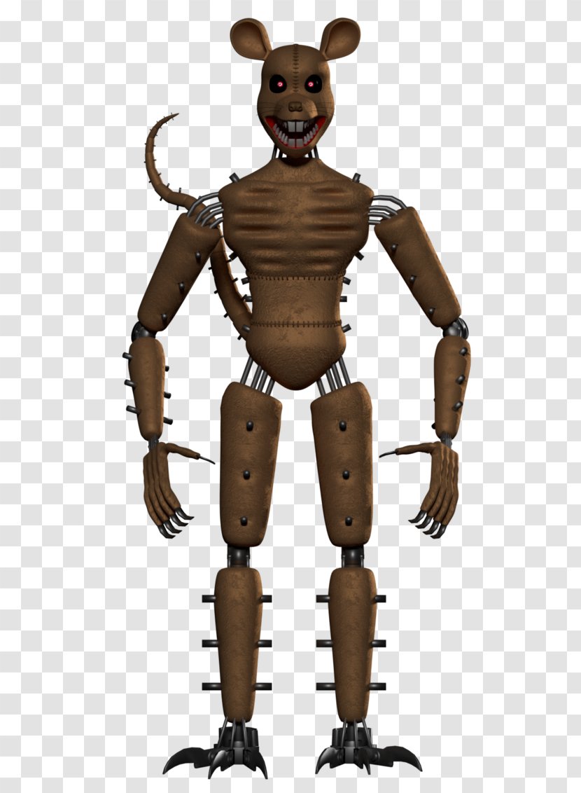 Five Nights At Freddy's 2 3 Freddy's: Sister Location Rat Endoskeleton - Nightmare Foxy Transparent PNG