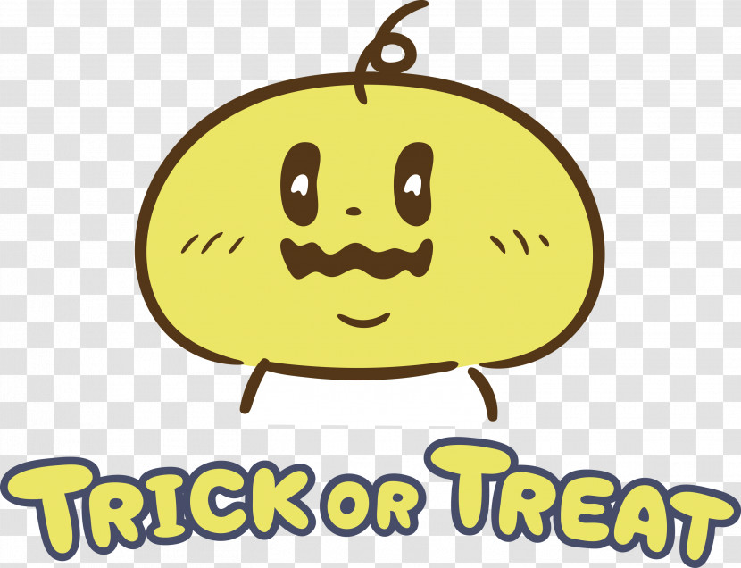 TRICK OR TREAT Happy Halloween Transparent PNG