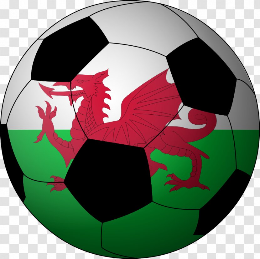 Flag Of Wales Welsh Dragon - Cymru Am Byth - Football Transparent PNG