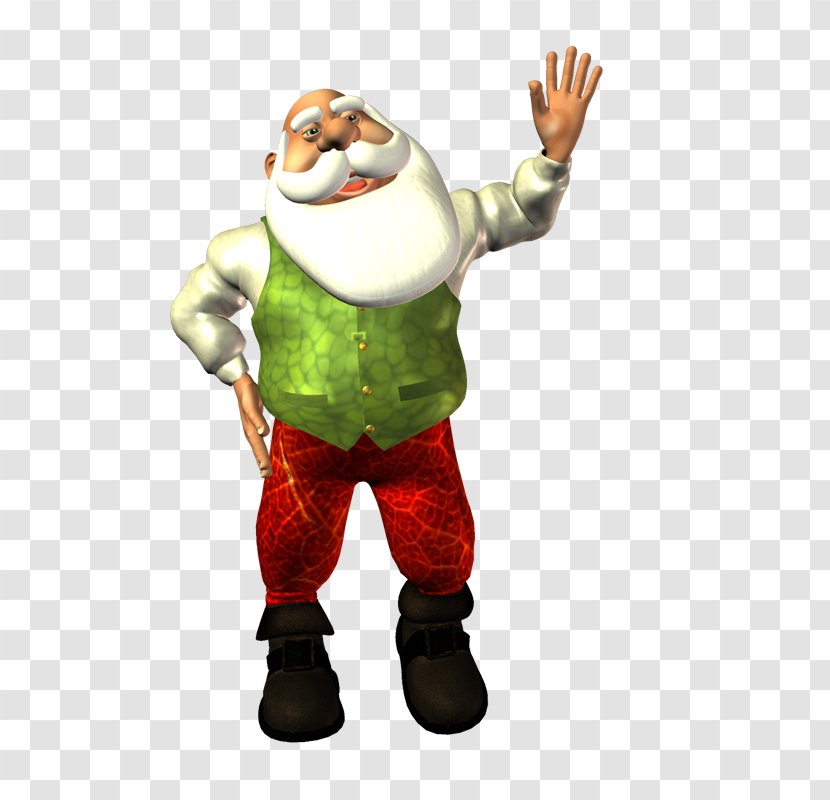 Christmas Ornament Character Figurine Mascot Finger - Claus Transparent PNG