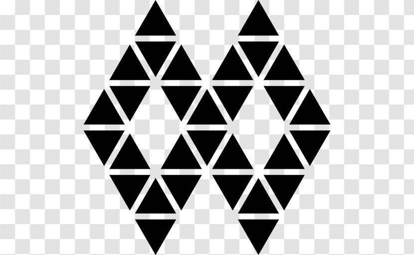 Triangle Symmetry Shape Polygon Line - Hexagon Transparent PNG