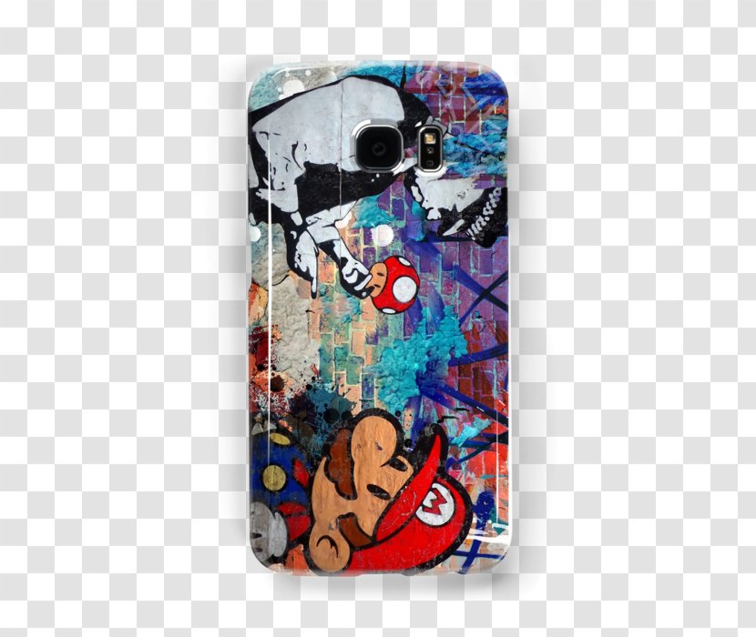 Mario Bros. Graffiti Art IPhone 6 Samsung - Mobile Phones - Bros Transparent PNG