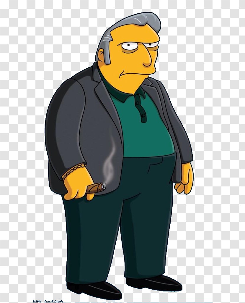Fat Tony Homer Simpson Bart Moe Szyslak The Simpsons - Cartoon Transparent PNG