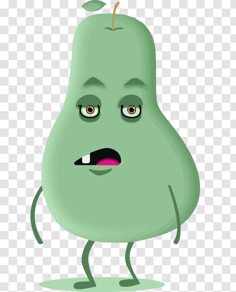 Evil Pears Illustration - Pear Transparent PNG