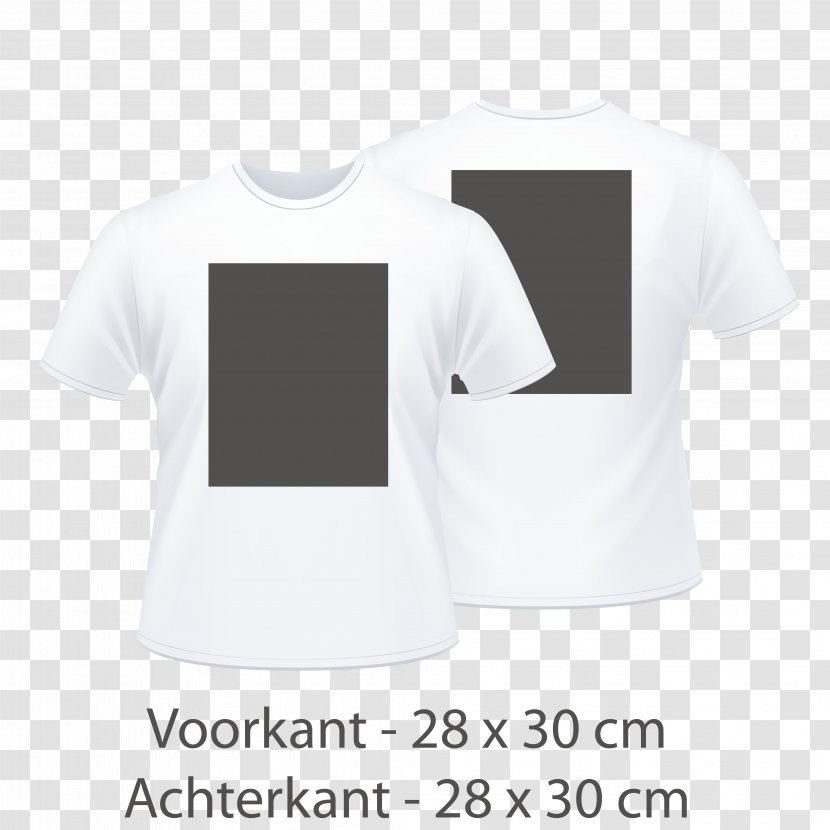 T-shirt Product Design Logo Shoulder Sleeve - Brand - Clothing Apparel Printing Transparent PNG