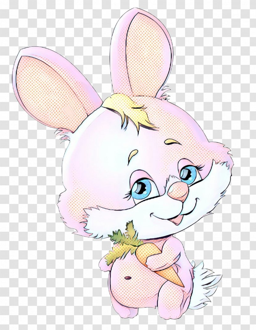 Easter Bunny Clip Art Illustration Whiskers Nose - Infant - Cartoon Transparent PNG