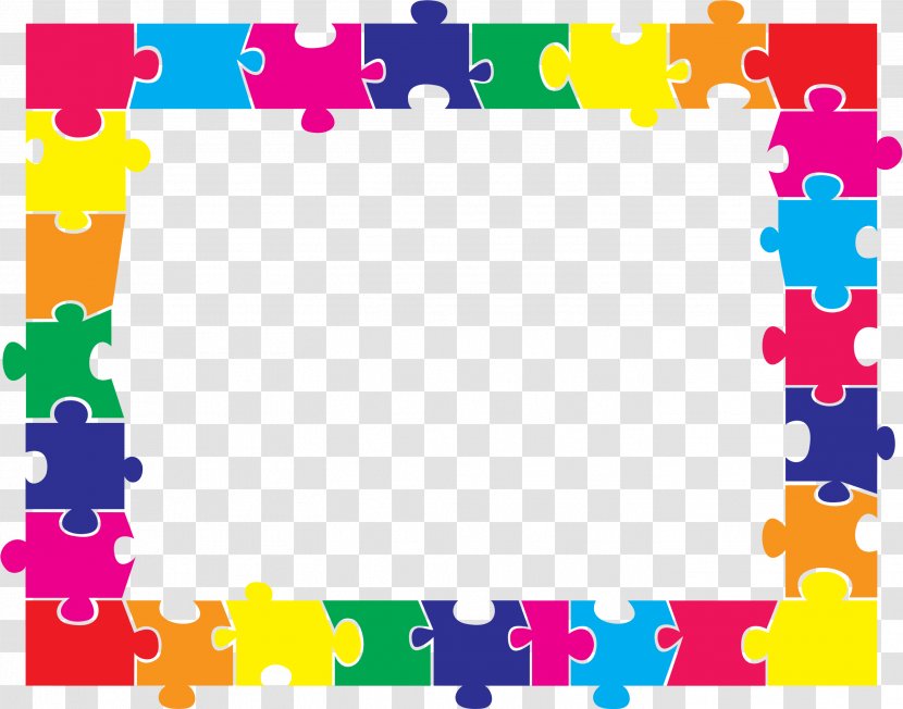 Jigsaw Puzzles Paper Stock Photography Clip Art - Point - Orange Frame Transparent PNG