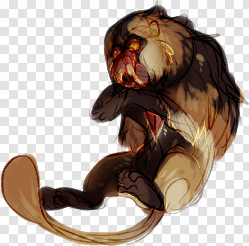 Cat Legendary Creature Supernatural Mammal - Gelada Baboon Transparent PNG