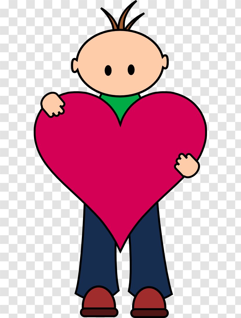 Digital Stamp Heart Valentines Day Free Content Clip Art - Cartoon - Boy Cliparts Transparent PNG