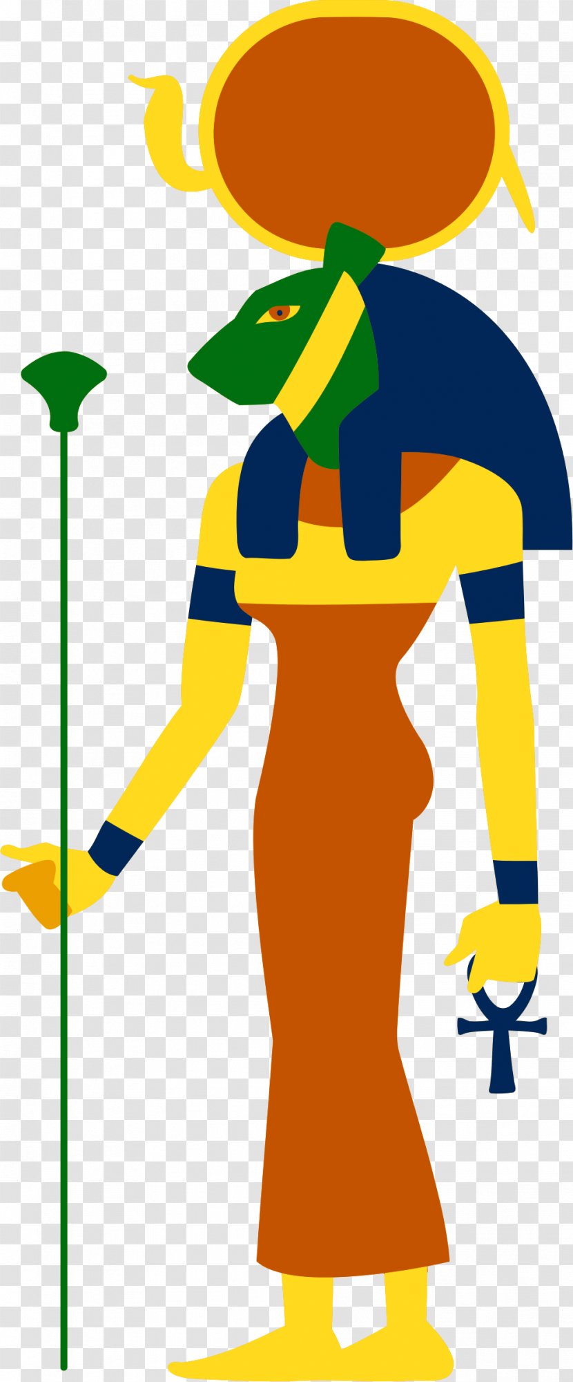 Sekhmet Clip Art - Wiki - Nephthys Egyptian Goddess Transparent PNG