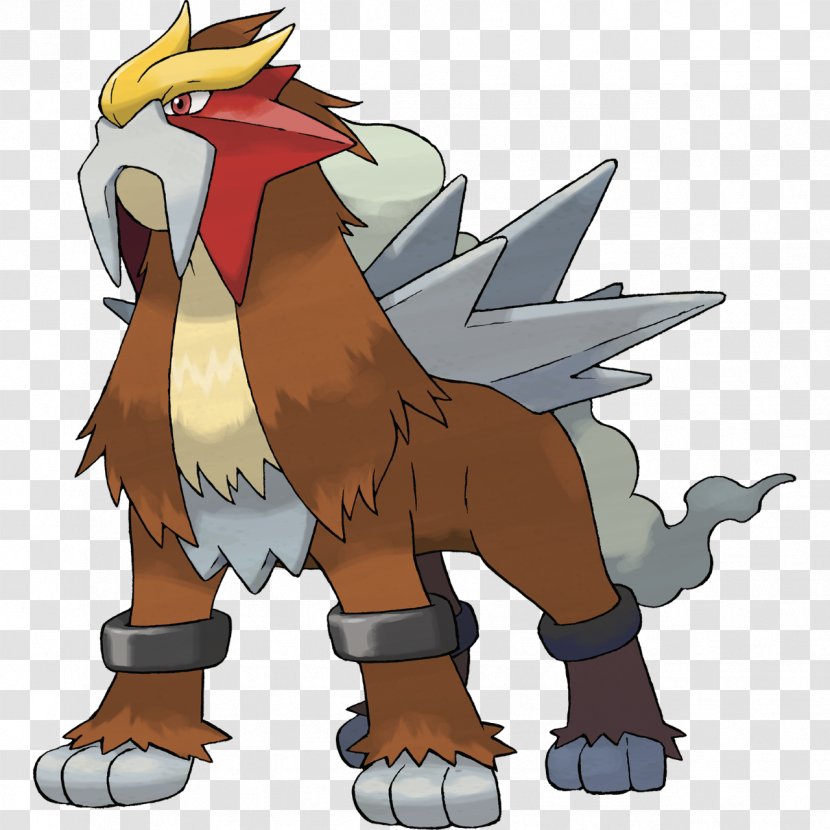 Pokémon Gold And Silver Sun Moon Ultra Entei - Rooster - Pokemon Go Transparent PNG