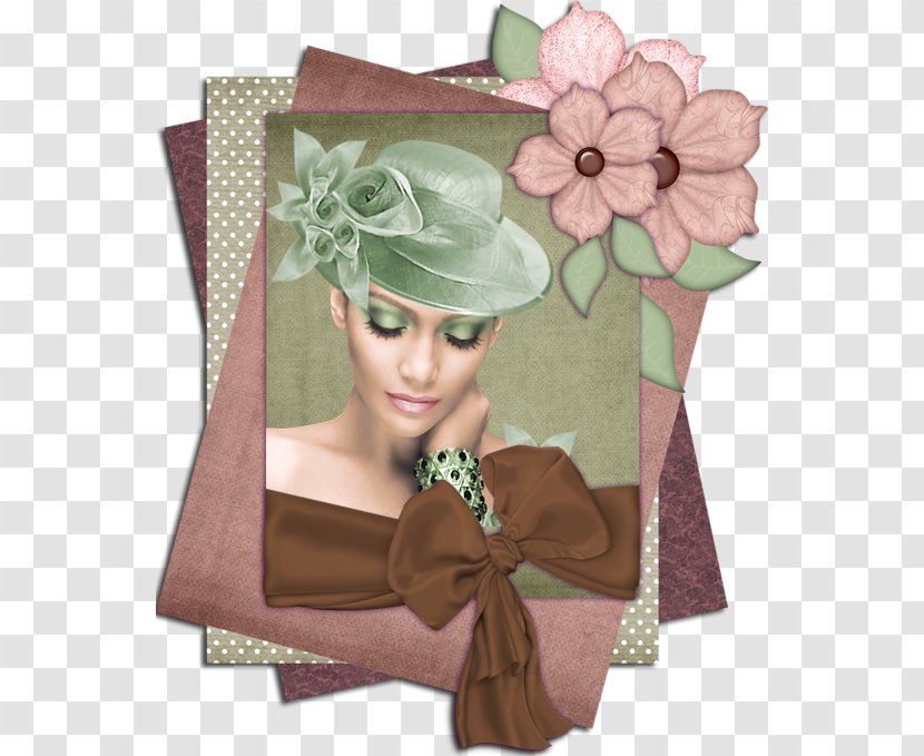 Drawing Painting Woman Flower - Frame Transparent PNG
