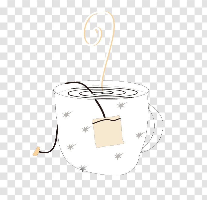 Yellow Pattern - Table - It Is Tea Cup Vector Transparent PNG