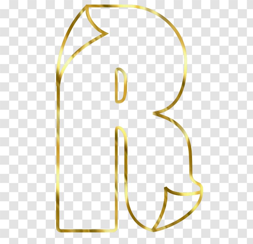 Alphabet Yellow Letter Clip Art - Gold - Wind Vane Transparent PNG