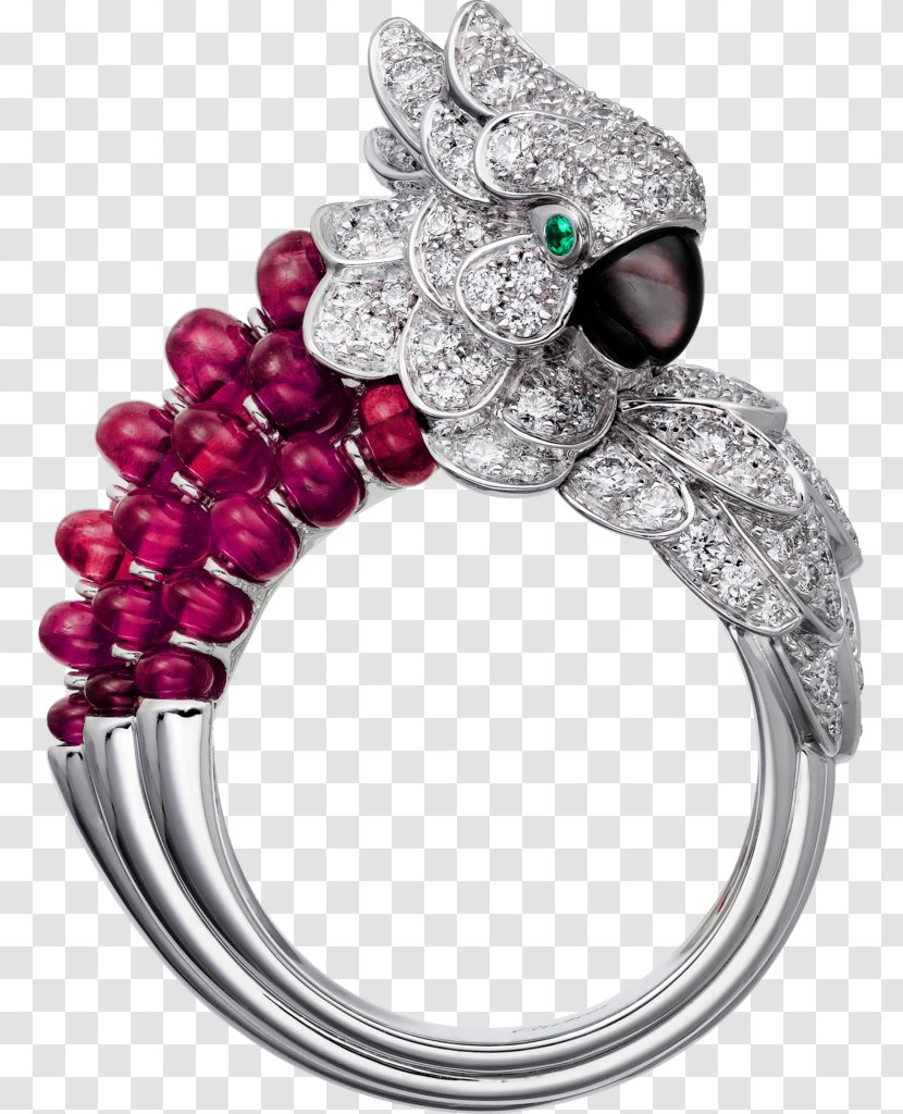 Ruby Ring Jewellery Colored Gold Nacre - Grey Transparent PNG
