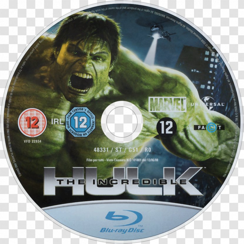 Hulk Blu-ray Disc Compact Thor Film - Technology - The Movie Incredidbies Transparent PNG
