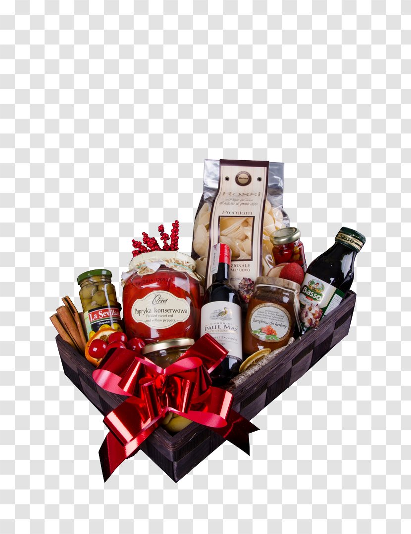 Food Gift Baskets Hamper - Basket Transparent PNG