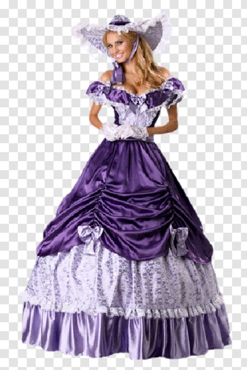 Ball Gown Southern Belle Dress Costume - Design Transparent PNG