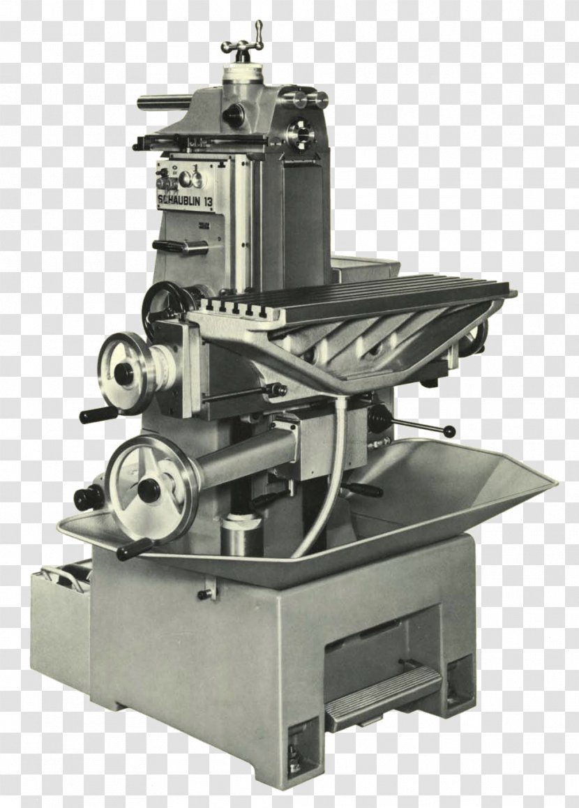 Milling Machine Toolroom Jig Grinder - Electric Motor - Handwheel Transparent PNG