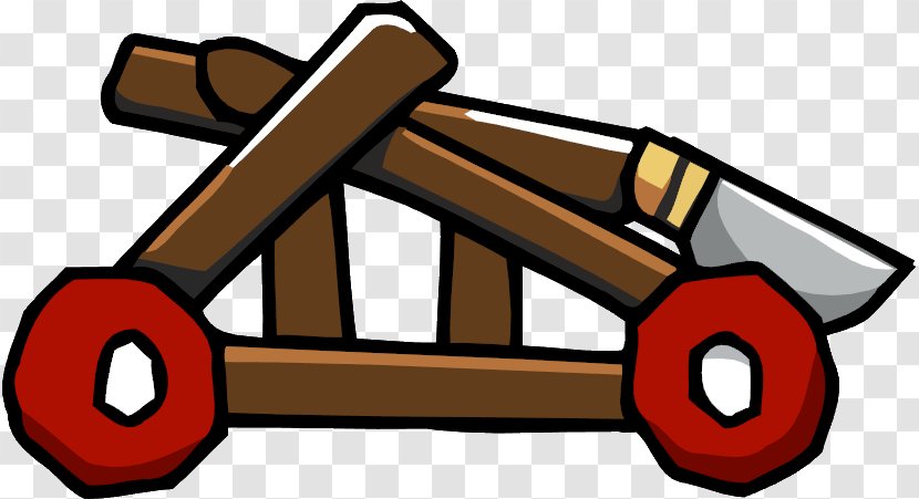 Scribblenauts Catapult Ballista Weapon Clip Art - Animation - Cliparts Transparent PNG