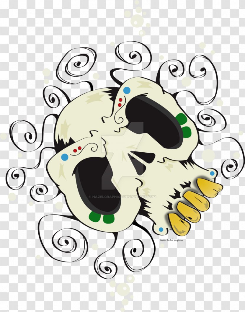 Visual Arts Cartoon Duvet Clip Art - Flower - Dia De Los Muertos Transparent PNG