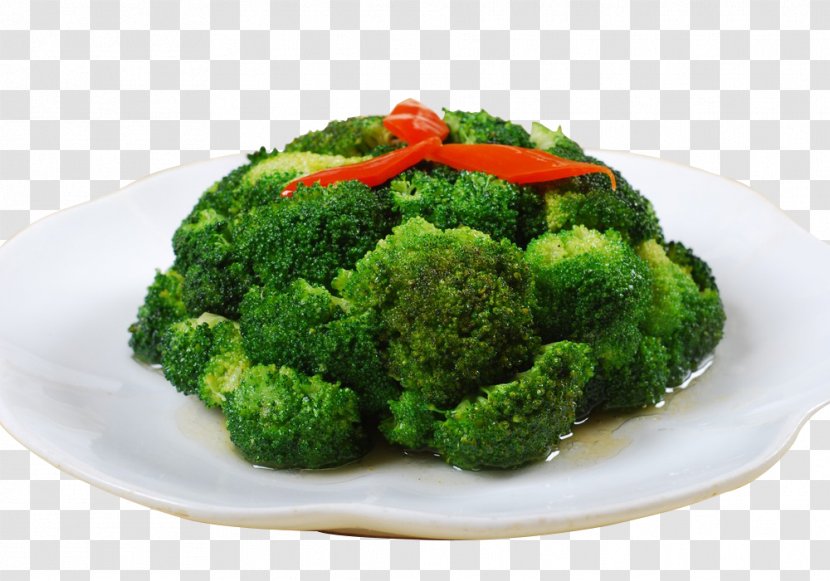 Broccoli Cauliflower Nutrition Vegetable Eating - Vegetarian Food - Minced Garlic Transparent PNG