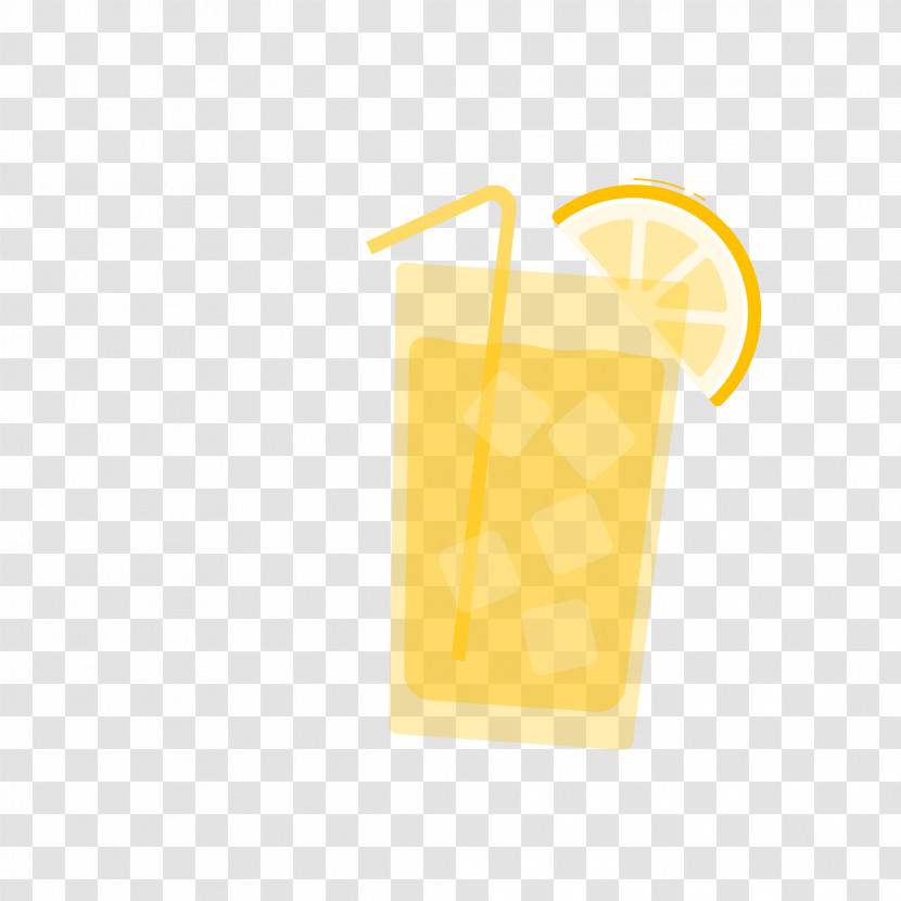 Orange Drink Logo Rectangle Yellow Font Transparent PNG