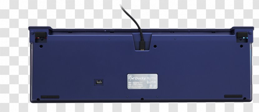 Laptop Computer Keyboard Cobalt Blue Black RGB Color Model - Number Zero Gold Shining Transparent PNG