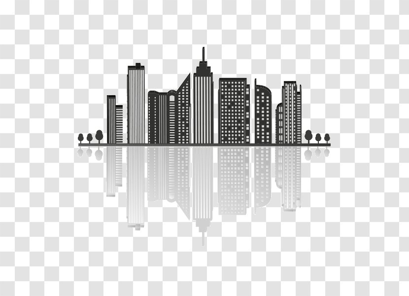 Skyline Building Silhouette Like Hip Hop City - Photography Transparent PNG