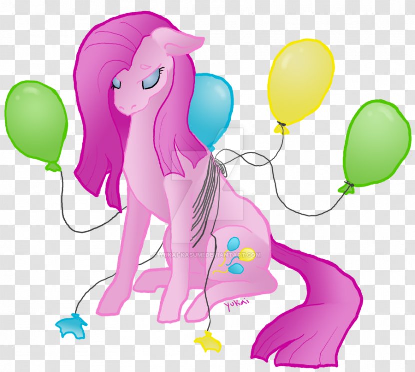 Pinkie Pie My Little Pony Balloon Drawing - Heart Transparent PNG