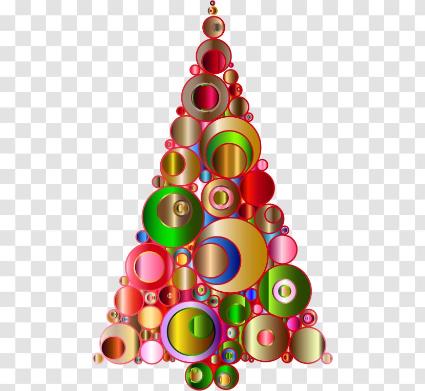 Christmas Tree Ornament Clip Art - Abstract Transparent PNG