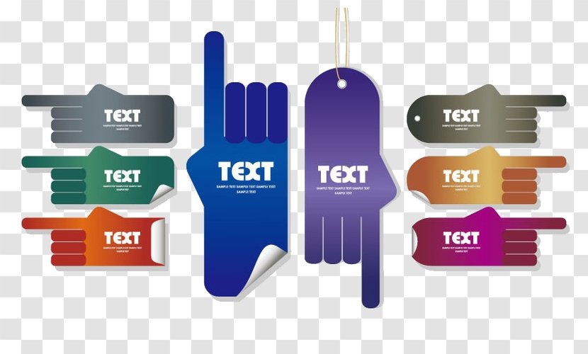 Text Box Download - Cdr - Hand Tip Button Pattern Transparent PNG