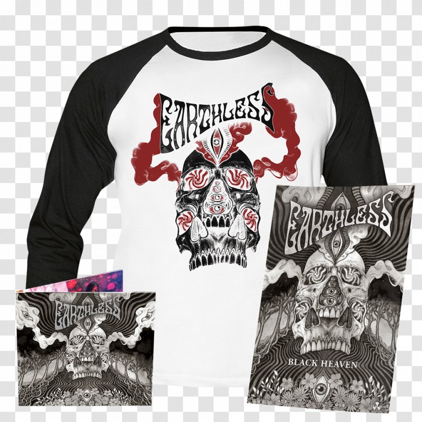 T-shirt Earthless Black Heaven Sleeve - Cartoon - Sound Posters Transparent PNG