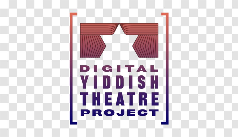 Logo Yiddish Theatre Sign Brand - Theater Front Transparent PNG