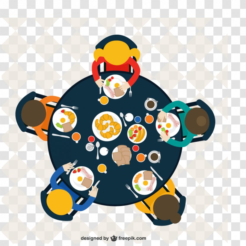 Breakfast Dinner Eating - Flightless Bird - Dining Table Transparent PNG