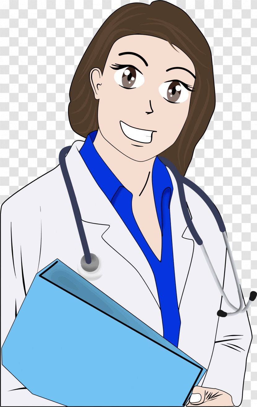 Physician Female Cartoon Woman Clip Art - Flower - Doctor Transparent PNG